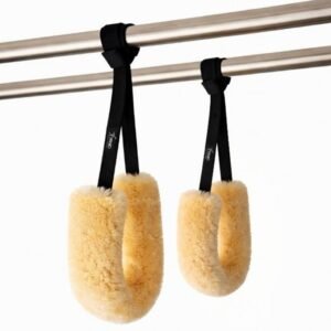 Fuzzies de Piel de Cordero Natural para Pilates Cadillac
