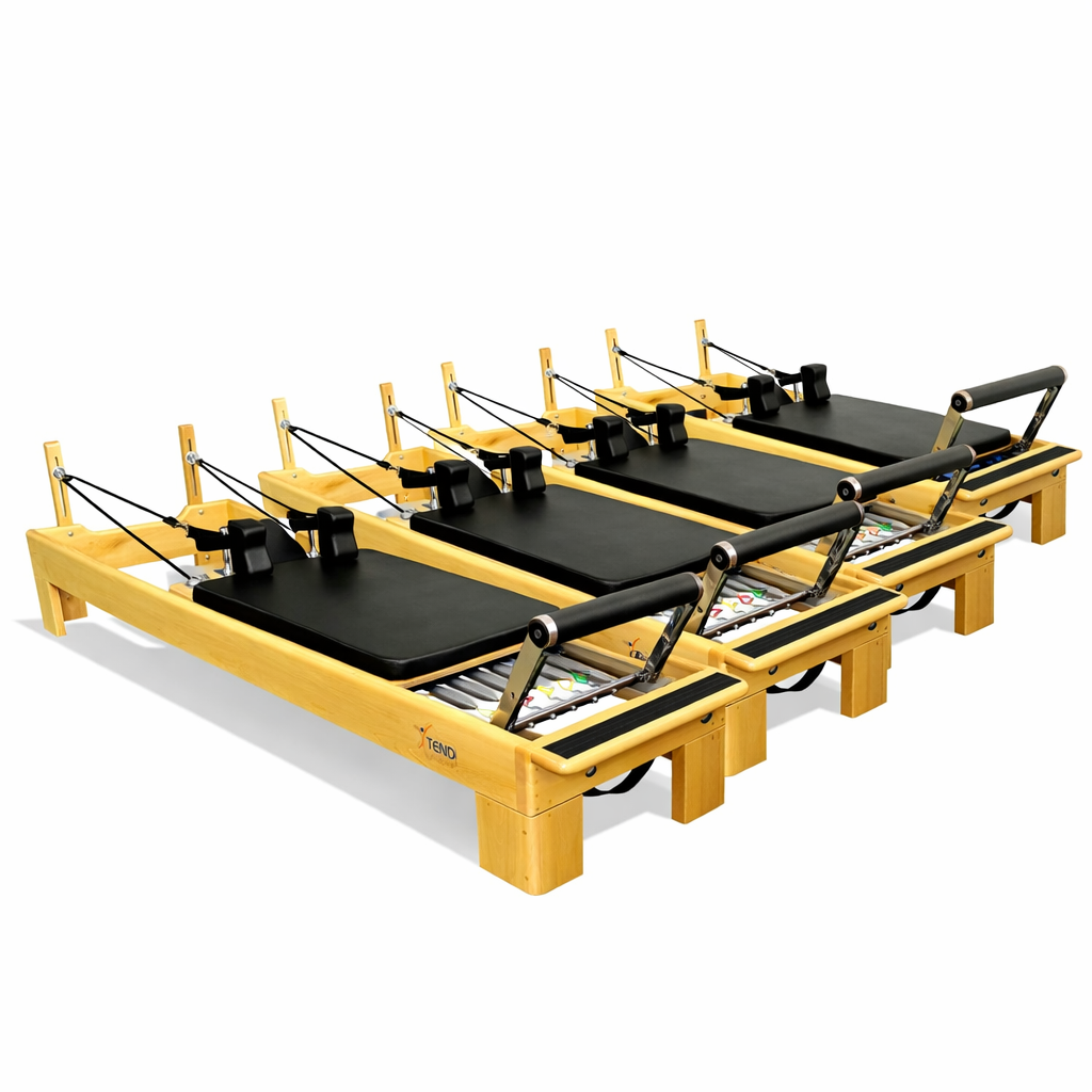 Studio Pack Xtend Pilates con 4 Max Reformer profesionales para estudio de Pilates
